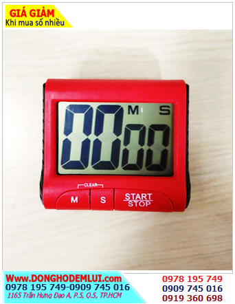 DAWEIF TIMER, Đồng hồ hẹn giờ đếm lùi 99phut 59giay DAWEIF TIMER (Vỏ màu đỏ) /Bảo hành 01 tháng